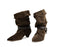 Nubikk Sally Lynn Dunkelbraunes Veloursleder