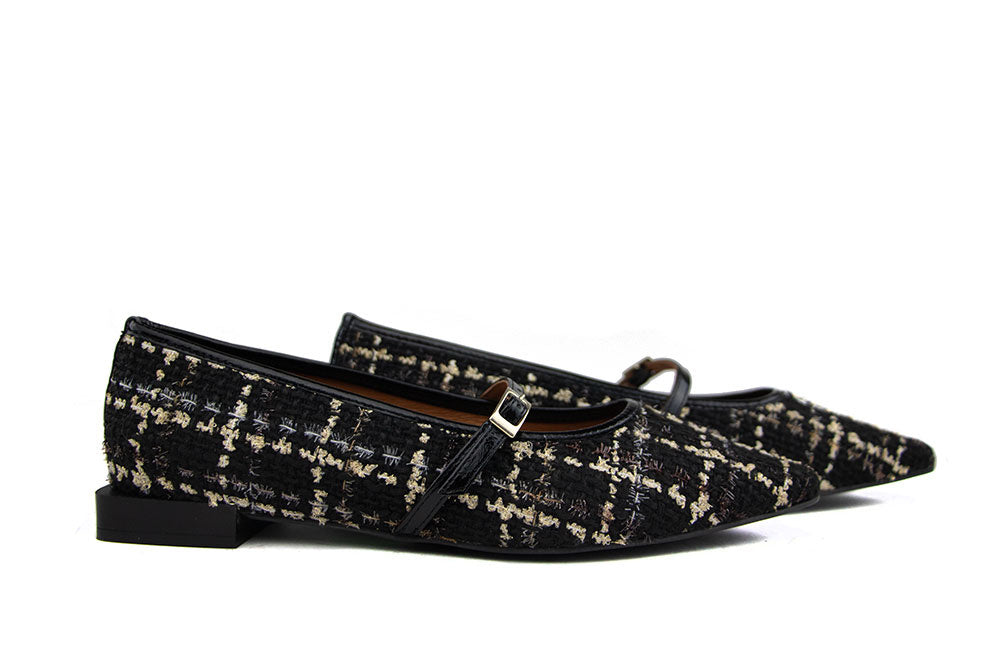 Ángel Alarcón Bandschoen Tweed Black