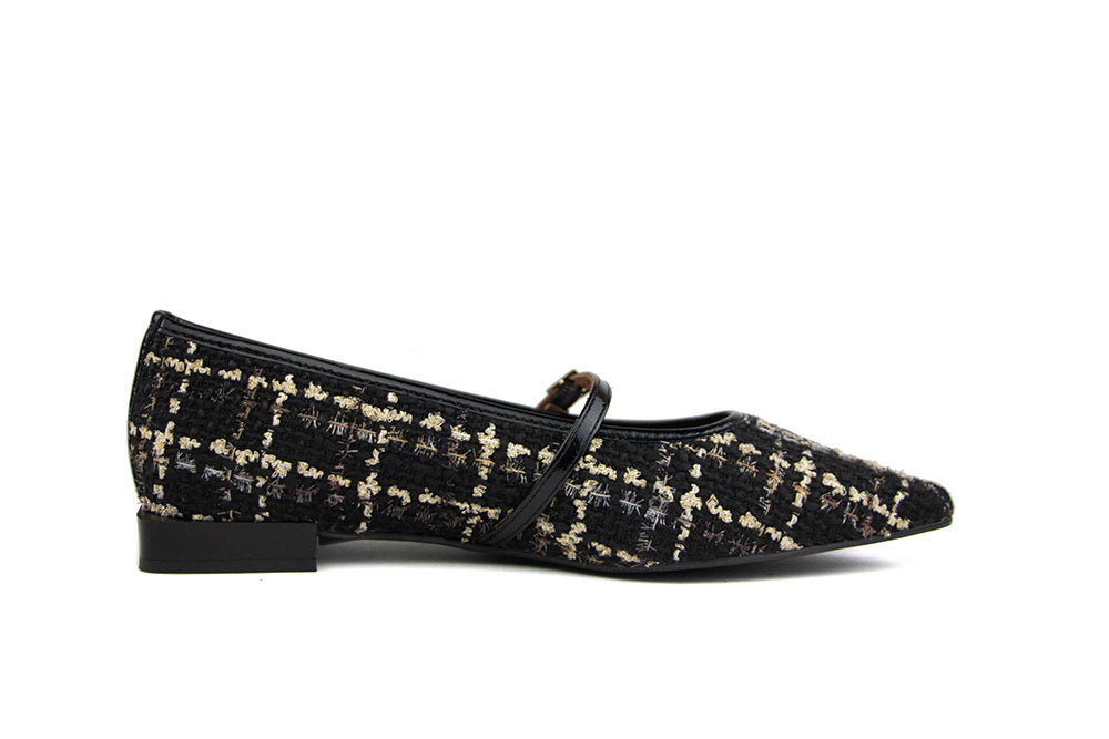 Ángel Alarcón Bandschoen Tweed Black