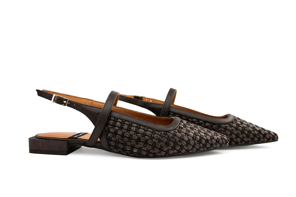 Angel Alarcon Slingback Imelda Raffia Testa