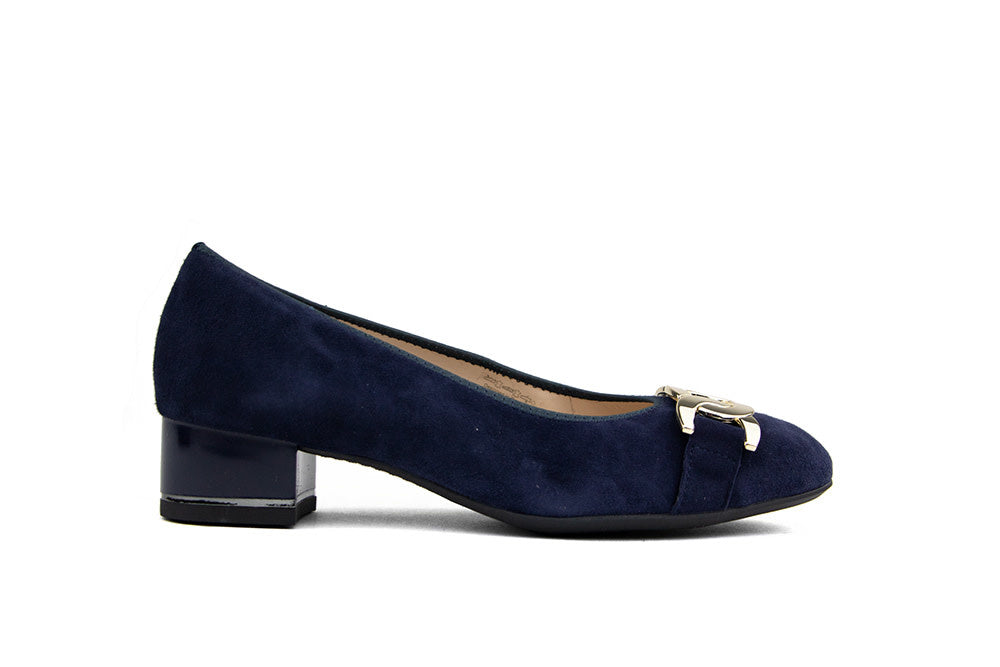 Ara Pumps Ketting Donkerblauw Suede