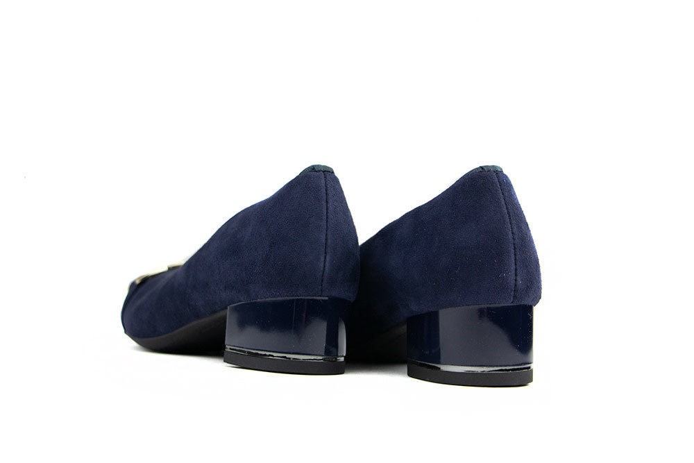Ara Pumps Ketting Donkerblauw Suede