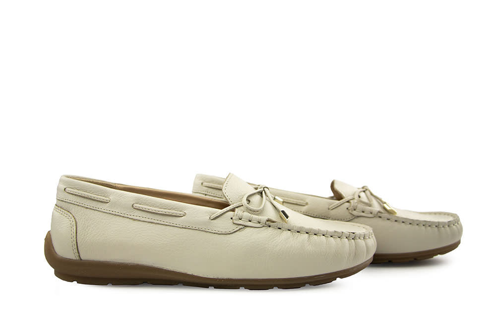 Ara Mocassin Cream Calf
