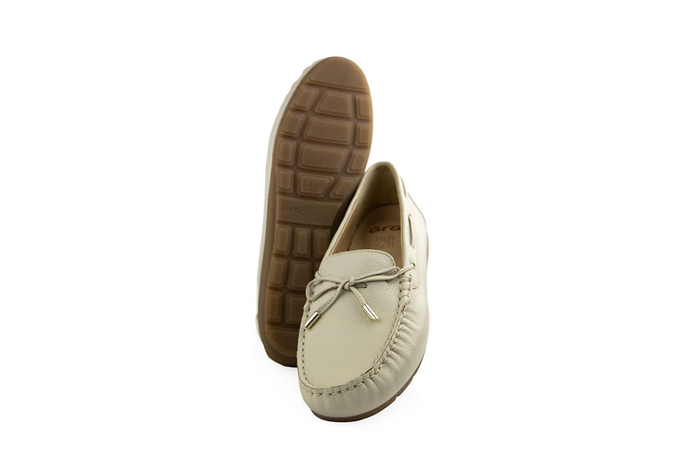 Ara Mocassin Cream Calf
