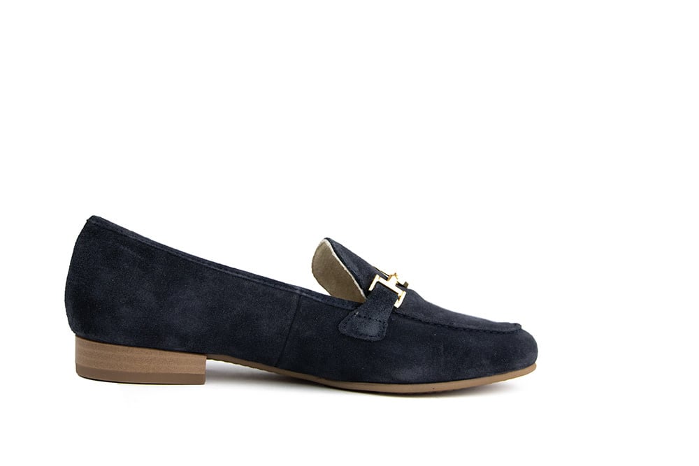 Ara Loafer Bit Blau Kalbvelour