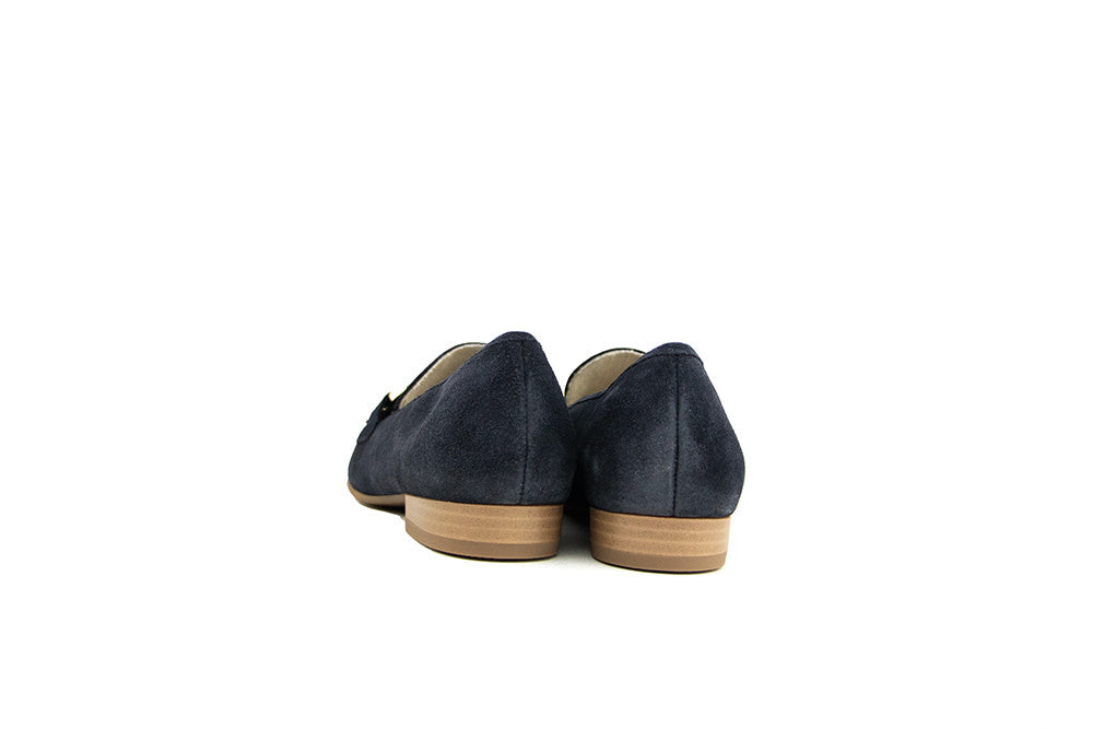 Ara Loafer Bit Blau Kalbvelour