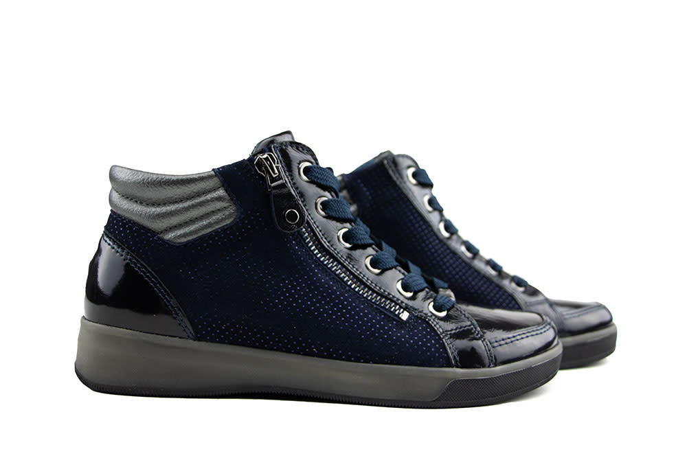 Ara Hoge Sneaker Blau Puntikid