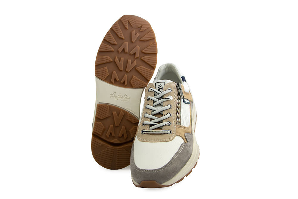 Australian Sneaker Connery H Beige White Grey
