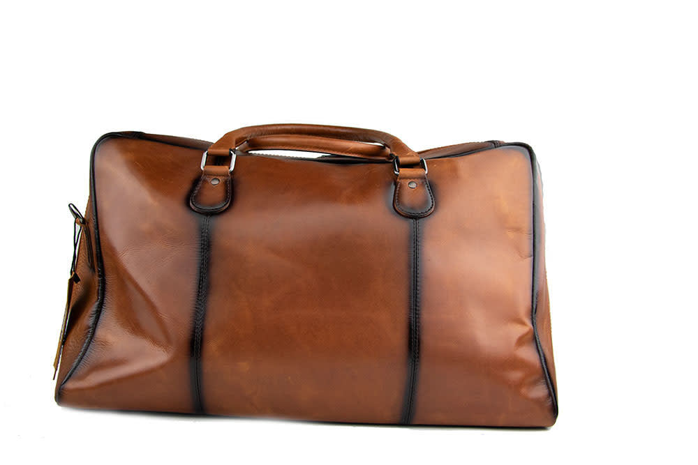 Berkelmans Weekender Cognac Calf