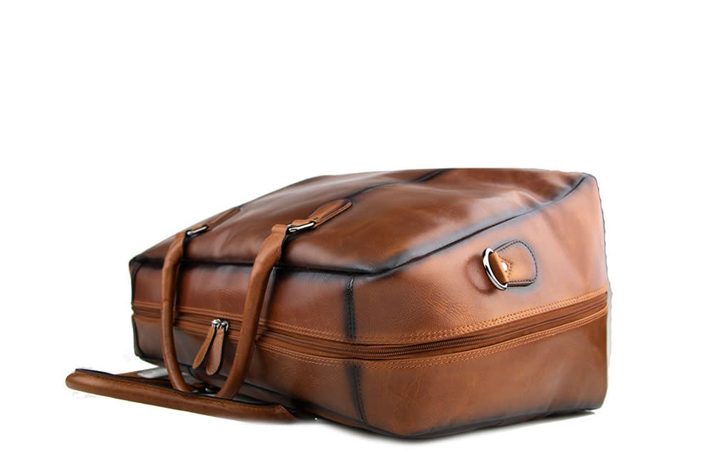 Berkelmans Weekender Cognac Calf