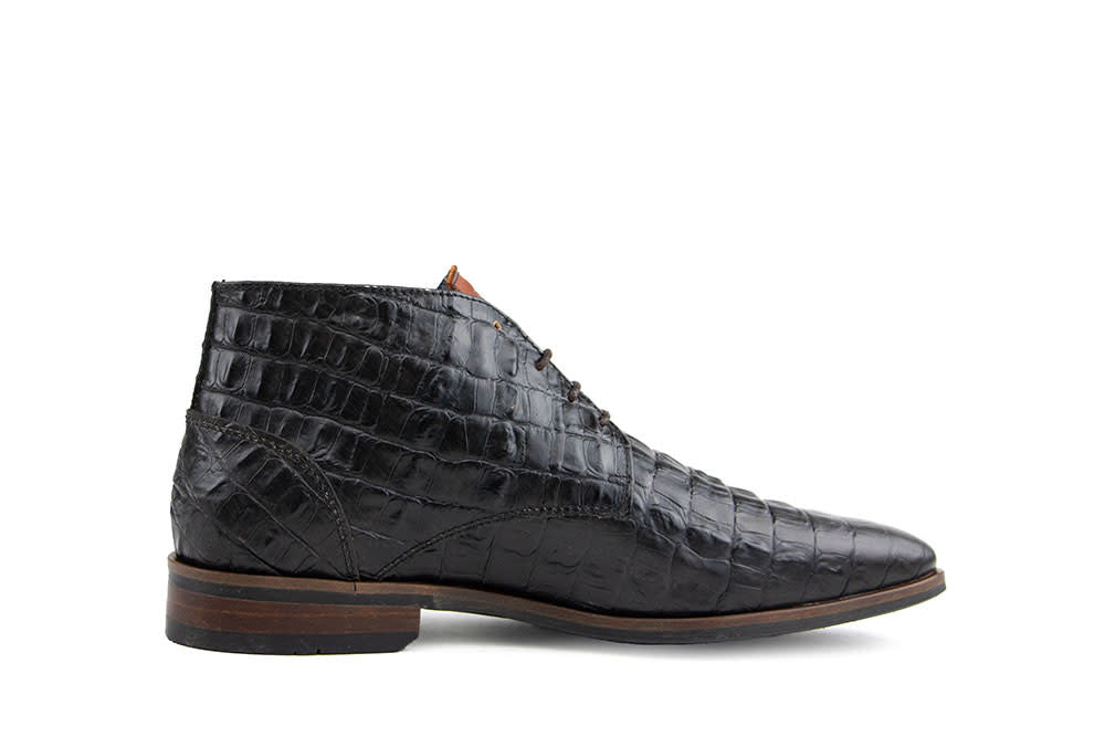 Berkelmans Albardon Black Brown Kroko