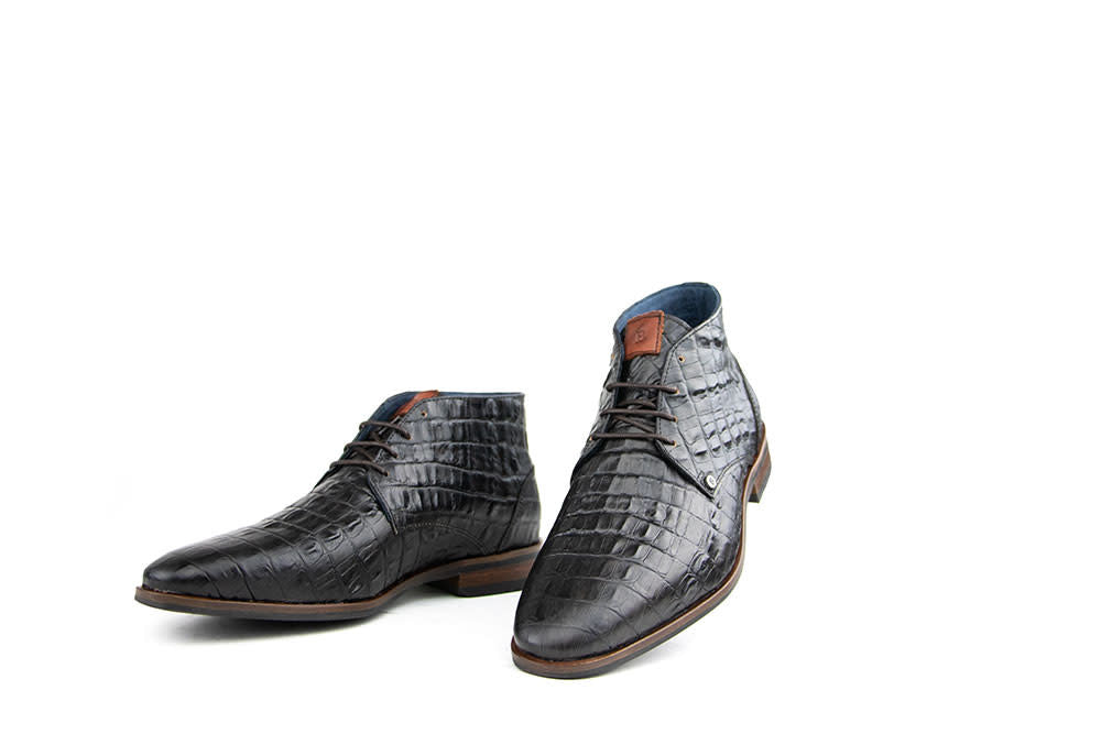 Berkelmans Albardon Black Brown Kroko