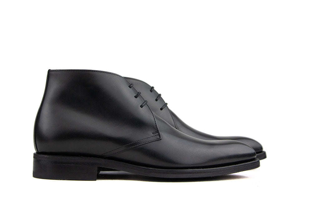 Berwick Hoge Veter Boxcalf Black
