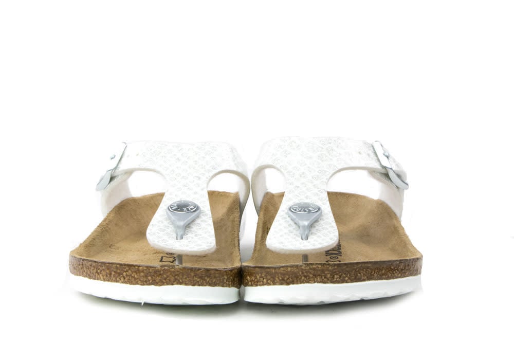 Birkenstock Gizeh Magic Snake White