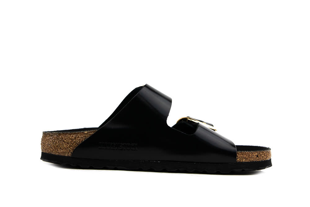 Birkenstock Arizona Leather Patent High Shine Black Narrow