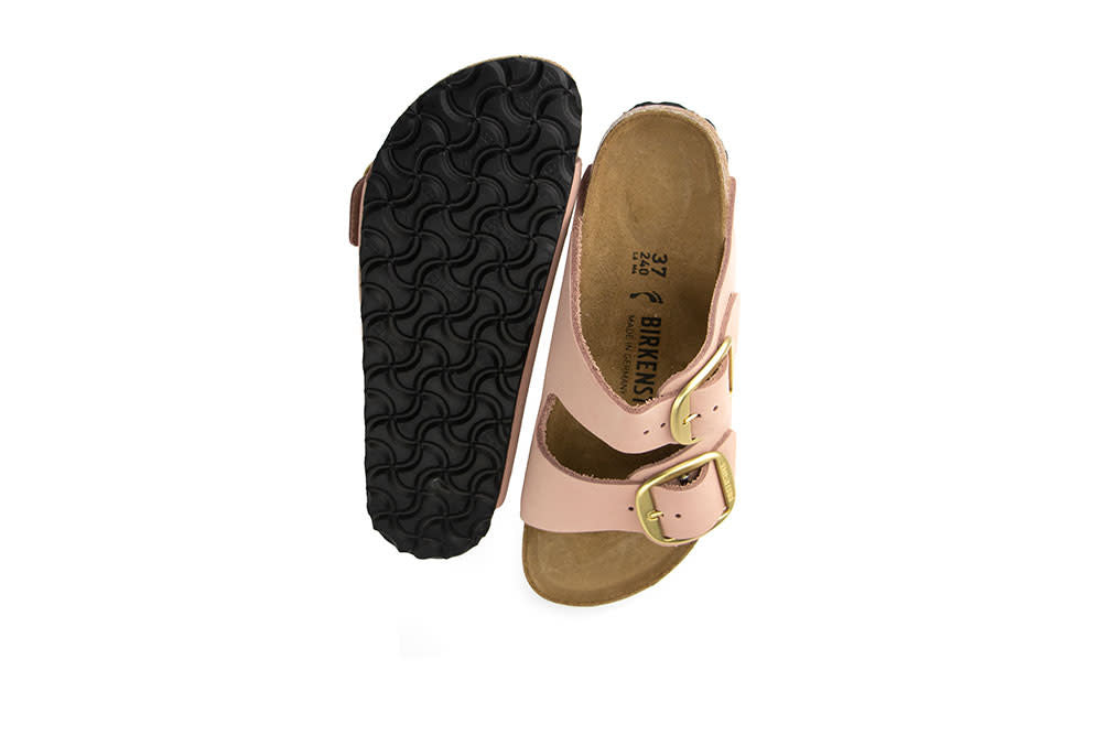 Birkenstock Arizona Big Buckle Nubuck Soft Pink Narrow
