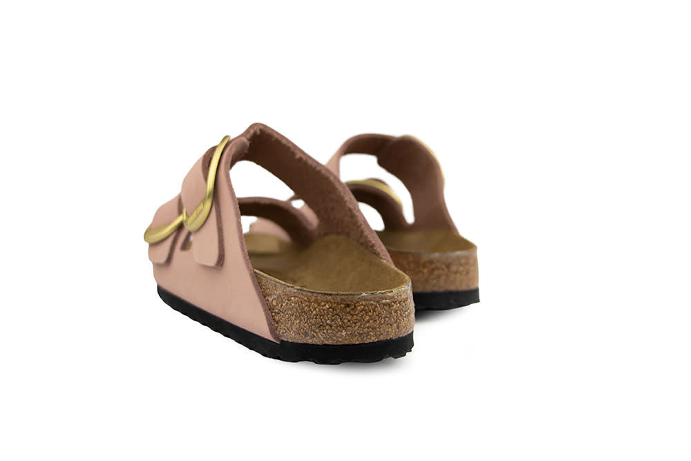 Birkenstock Arizona Big Buckle Nubuck Soft Pink Narrow