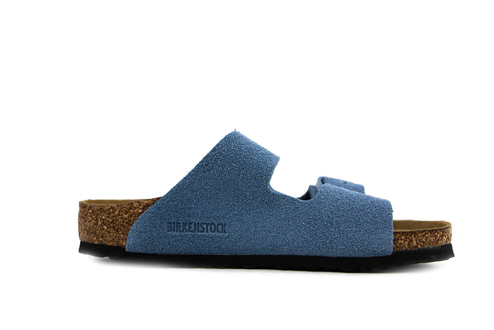 Birkenstock Arizona Elemental Blue Suede Narrow