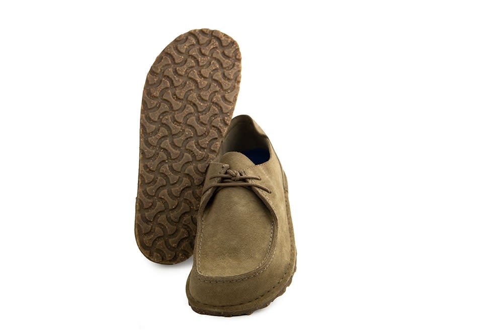 Birkenstock Utti Lace Suede Gray Taupe