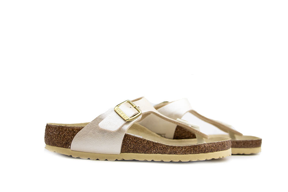 Birkenstock Gizeh Kids Graceful Pearl White Narrow