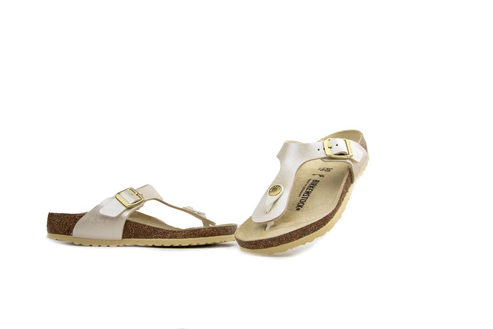 Birkenstock Gizeh Kids Graceful Pearl White Narrow