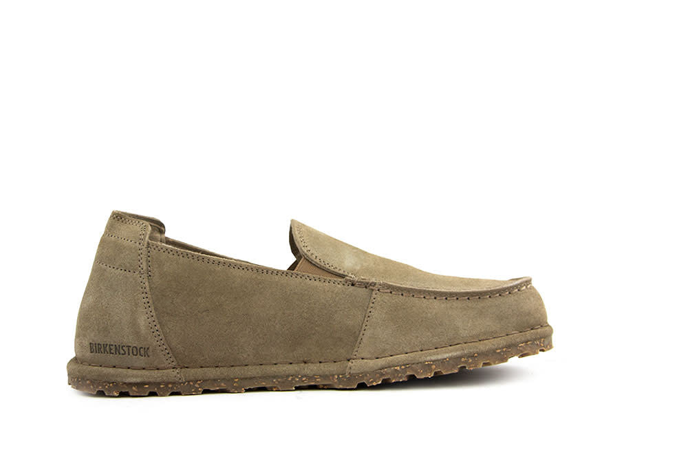Birkenstock Utti Slip on Suede Gray Taupe Regular