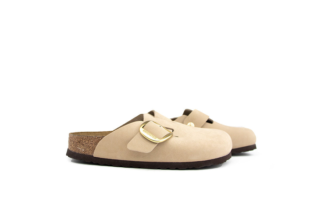 Birkenstock Boston Big Buckle Sandcastle Narrow