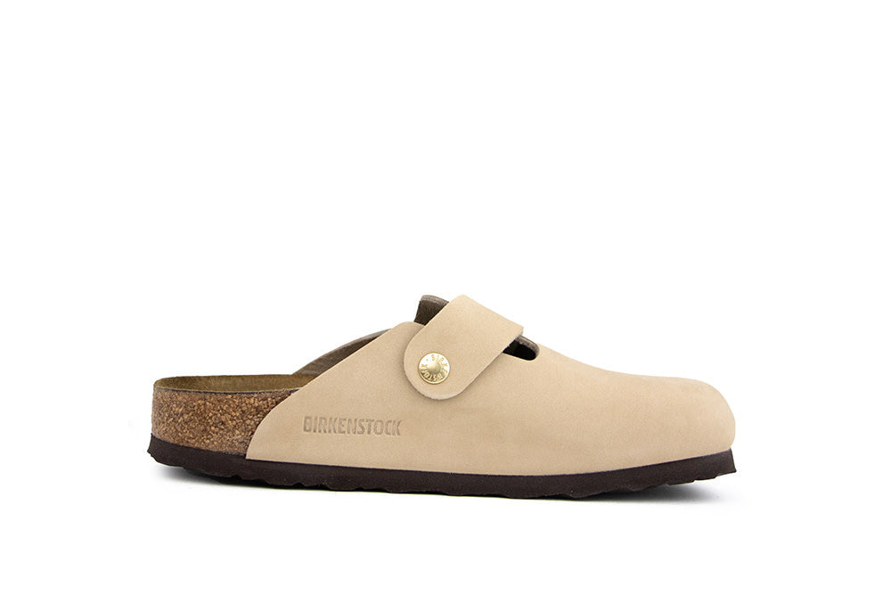 Birkenstock Boston Big Buckle Sandcastle Narrow