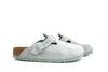 Birkenstock Boston Suede Pure Sage Narrow