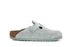 Birkenstock Boston Suede Pure Sage Narrow