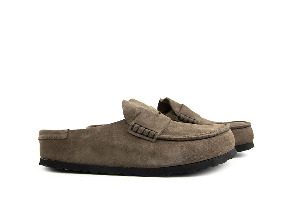 Birkenstock Naples Wrapped Concrete Gray Regular
