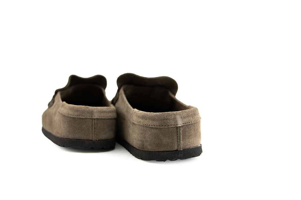 Birkenstock Naples Wrapped Concrete Gray Regular