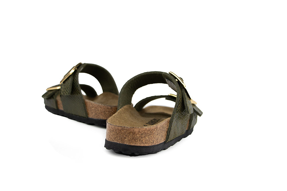 Birkenstock Sydney Shiny Snake Sage Narrow