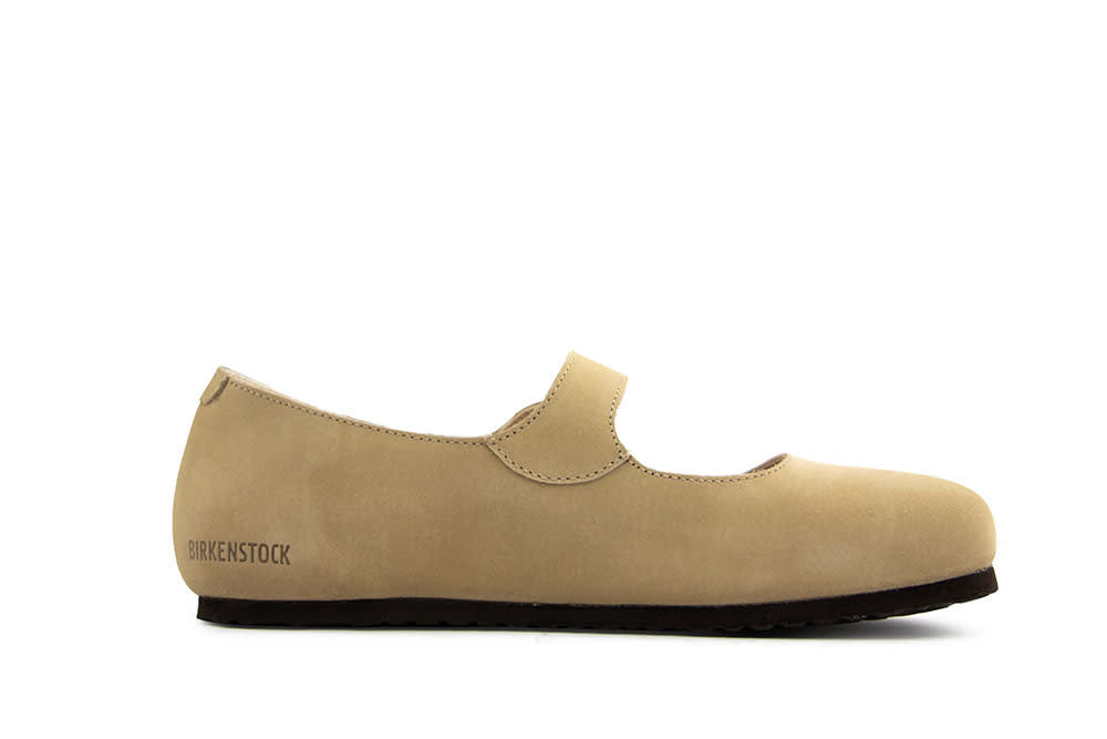 Birkenstock Santa Clarita Nubuck Leather Sandcastle