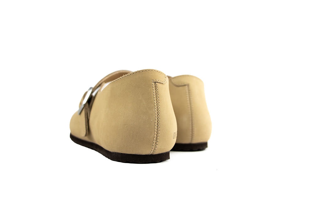 Birkenstock Santa Clarita Nubuck Leather Sandcastle