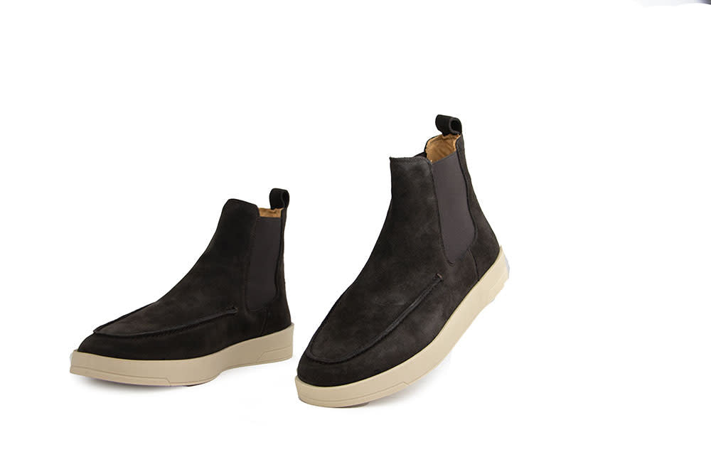 Blackstone Chelsea Boots Coffee Suede