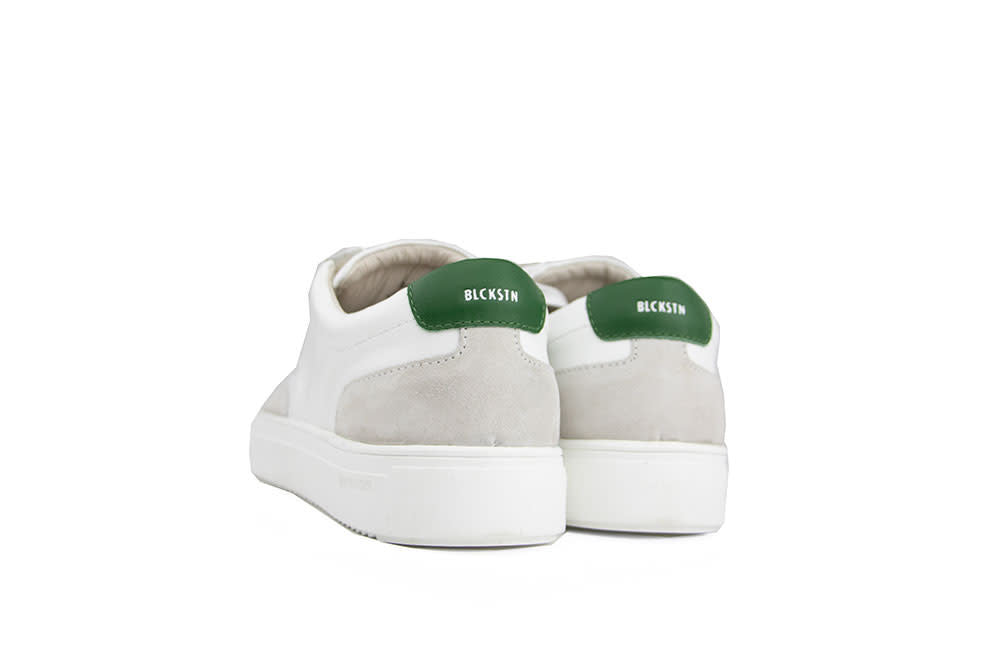 Blackstone Sneaker Slate Harper Perf White Green
