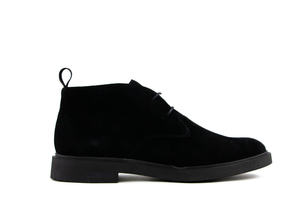 Blackstone Veterboot Brian Black Suede