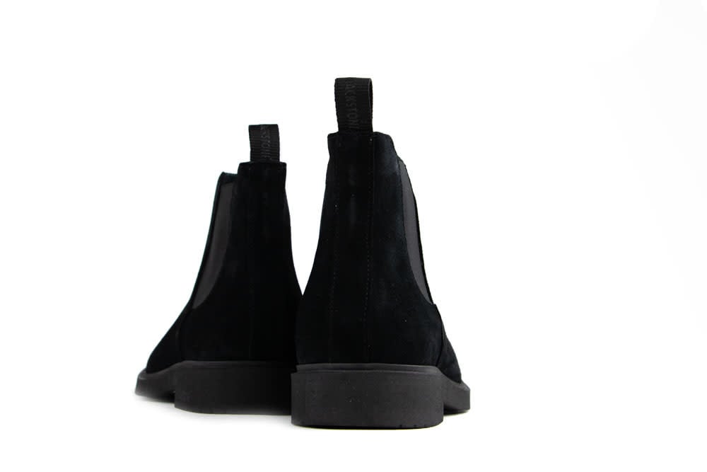 Blackstone Chelsea Boots Owen Zwart Suede
