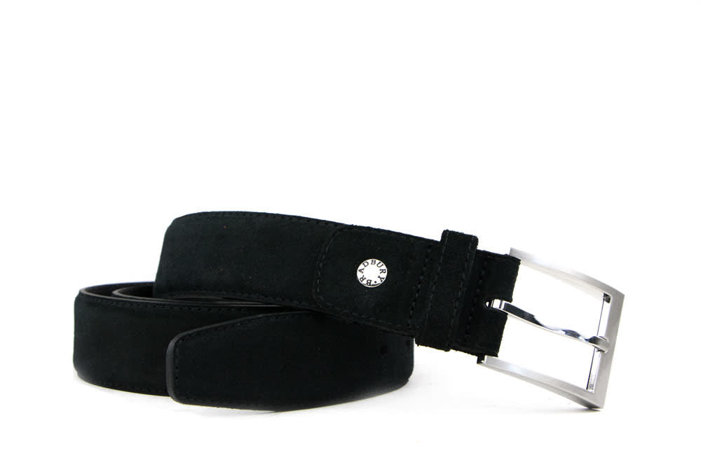 Bradbury Riem Zwart Suede