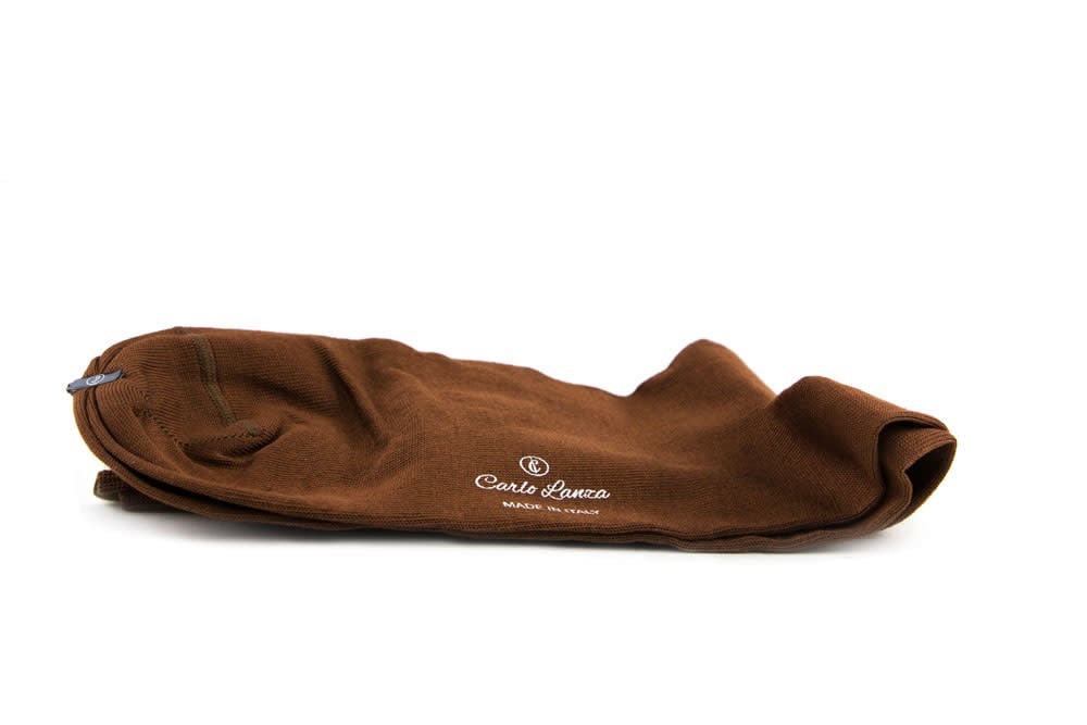 Carlo Lanza Sok Cognac Camel