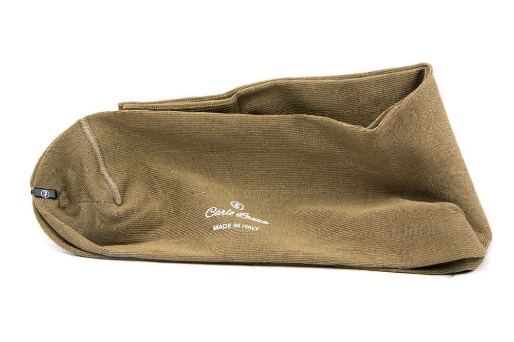 Carlo Lanza Sok Beige Brown Cotton