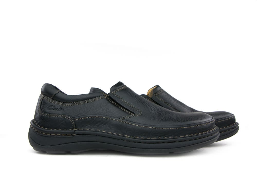 Clarks Instappers Nature Easy Zwart