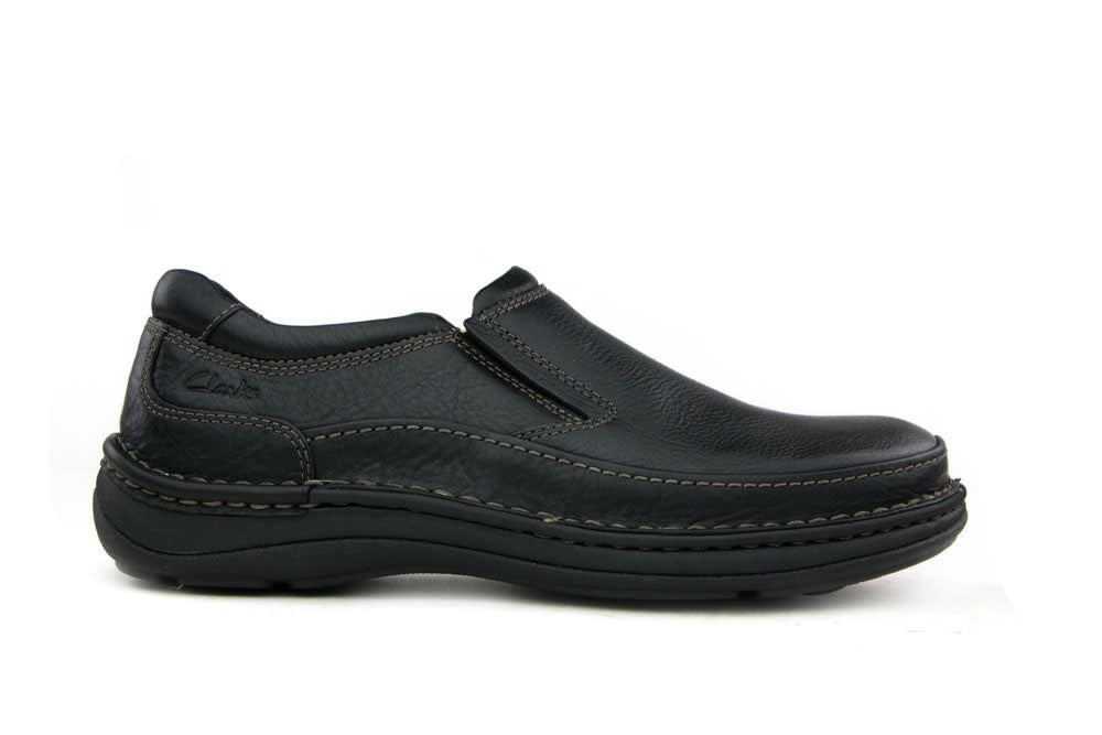 Clarks Instappers Nature Easy Zwart