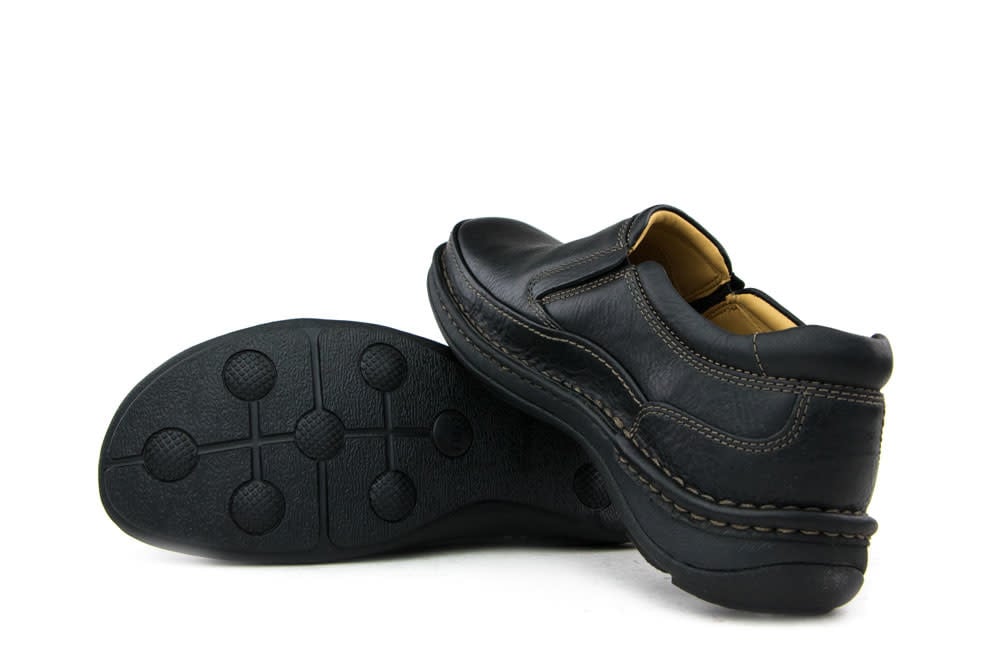 Clarks Instappers Nature Easy Zwart