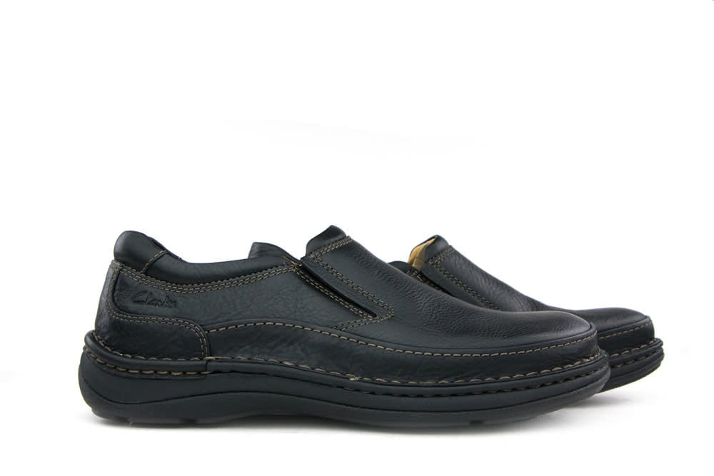 Clarks Instappers Nature Easy Zwart