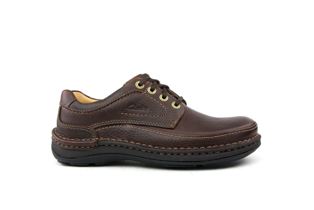 Clarks Nature Three Mahogny Leather