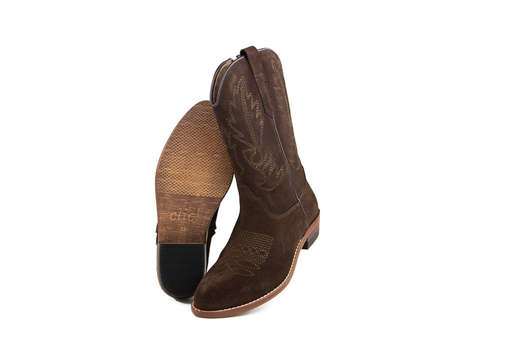 Clic Western Boot Marron Moro