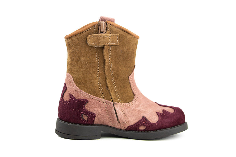 Clic Western Laarsje Burgundy Whisky