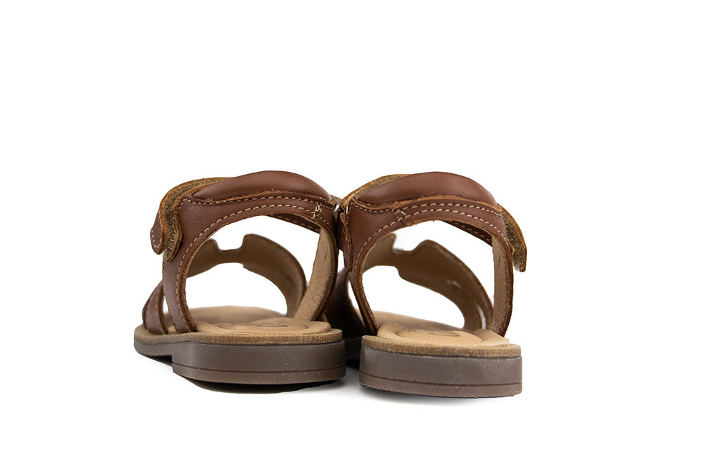 Clic Sandaal Napa Iris Brandy